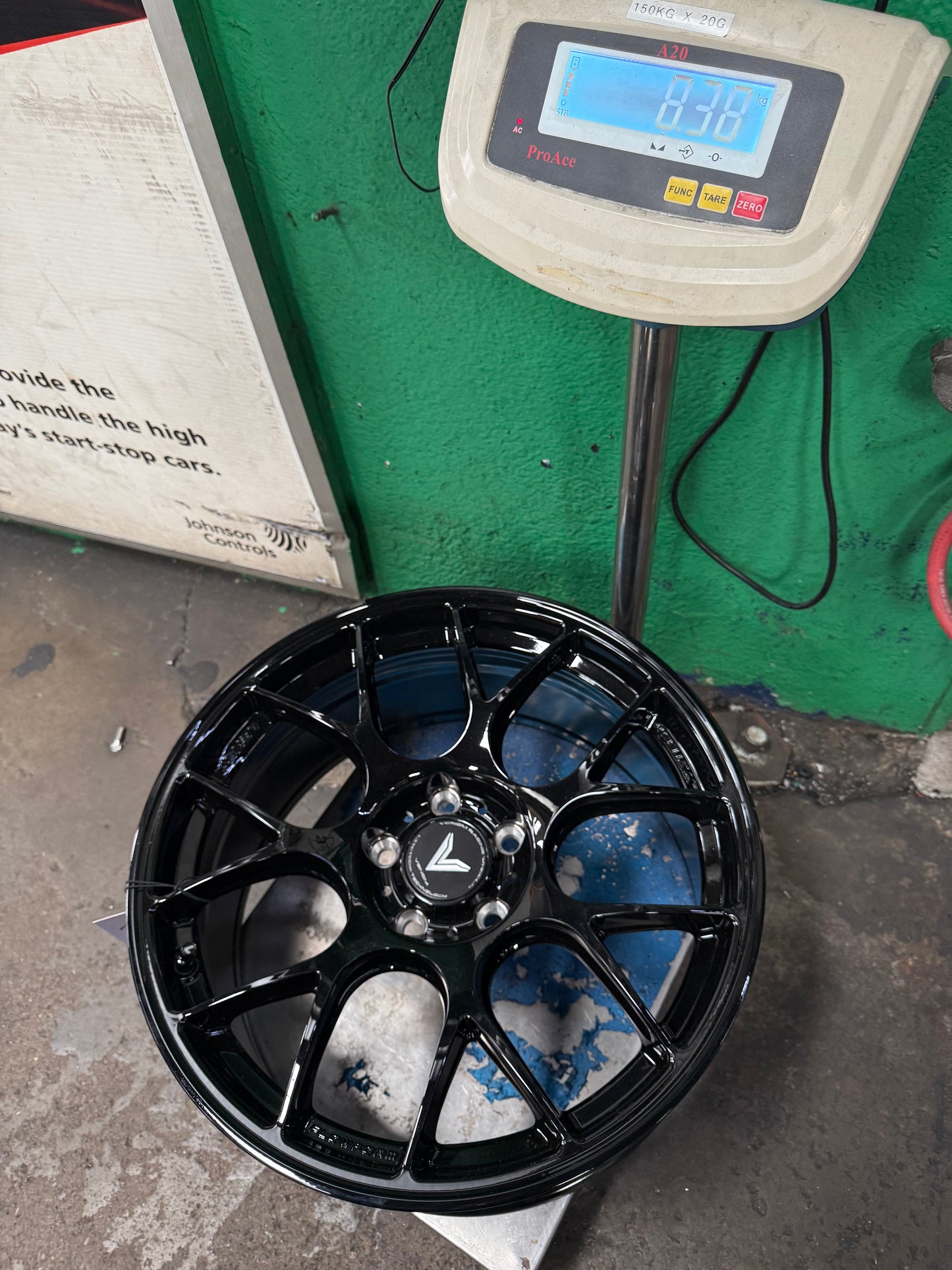 New 18x8.5 ET35 Lenso Jager Eurospeed Rim (4 wheel) Black 5x114.3