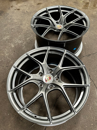 New 20x8.5 ET48 20x10.5 ET43 Overdrive Forged BF01 (4 wheel) 5x130 Diamond Black