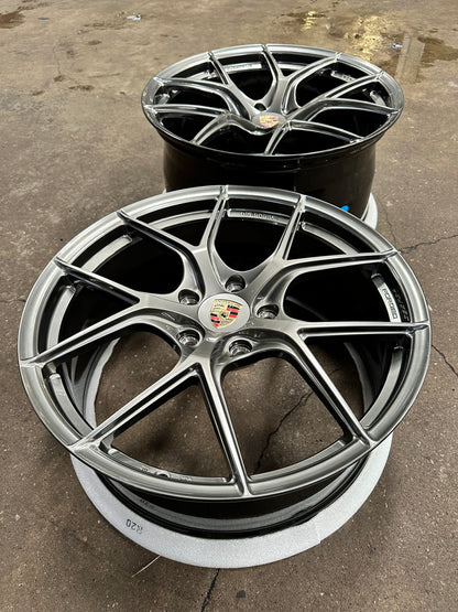 New 20x8.5 ET48 20x10.5 ET43 Overdrive Forged BF01 (4 wheel) 5x130 Diamond Black