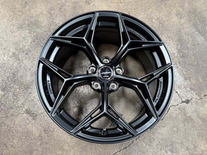 New 18x8.5 ET35 Lenso Blaze Rim (4 wheel) Satin Black 5x114.3