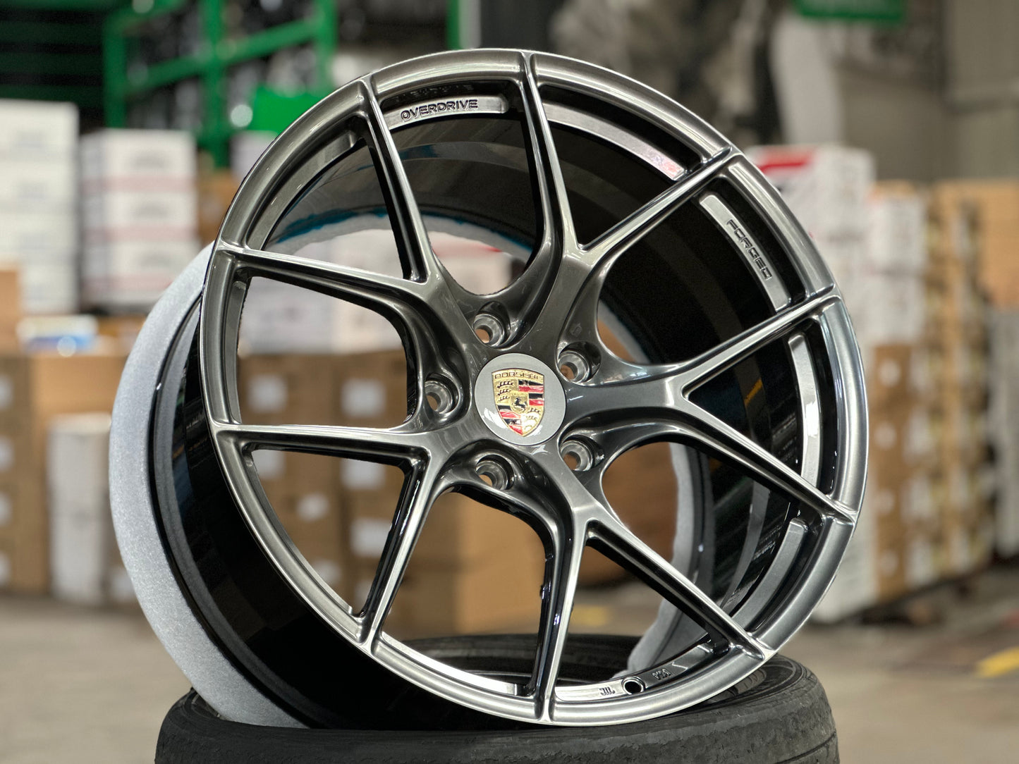 New 20x8.5 ET48 20x10.5 ET43 Overdrive Forged BF01 (4 wheel) 5x130 Diamond Black