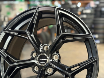 New 18x8.5 ET35 Lenso Blaze Rim (4 wheel) Satin Black 5x114.3