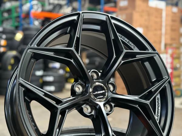 New 18x8.5 ET35 Lenso Blaze Rim (4 wheel) Satin Black 5x114.3