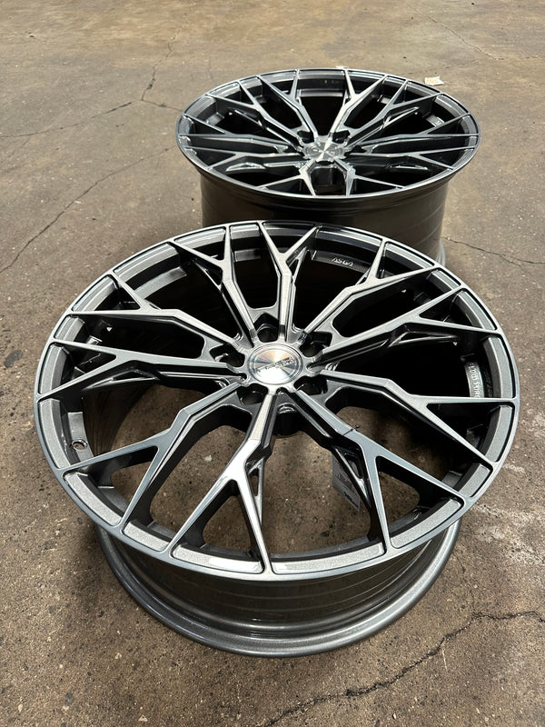 New 20x8.5 ET42 20x10 ET38 ASGA ARF10 (4 wheel) 5x114.3 Gloss Black