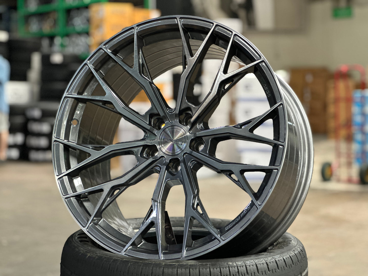 New 20x8.5 ET42 20x10 ET38 ASGA ARF10 (4 wheel) 5x114.3 Gloss Black