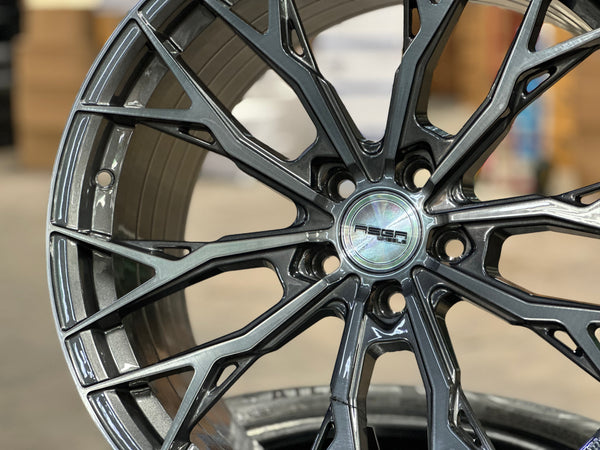New 20x8.5 ET30 20x10 ET38 Asga ARF10 (4 wheel) 5x112 Dark Gunmetal