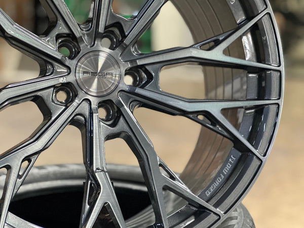 New 20x8.5 ET42 20x10 ET38 ASGA ARF10 (4 wheel) 5x114.3 Gloss Black