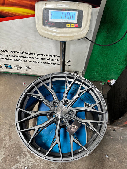 New 20x8.5 ET42 20x10 ET38 ASGA ARF10 (4 wheel) 5x114.3 Gloss Black