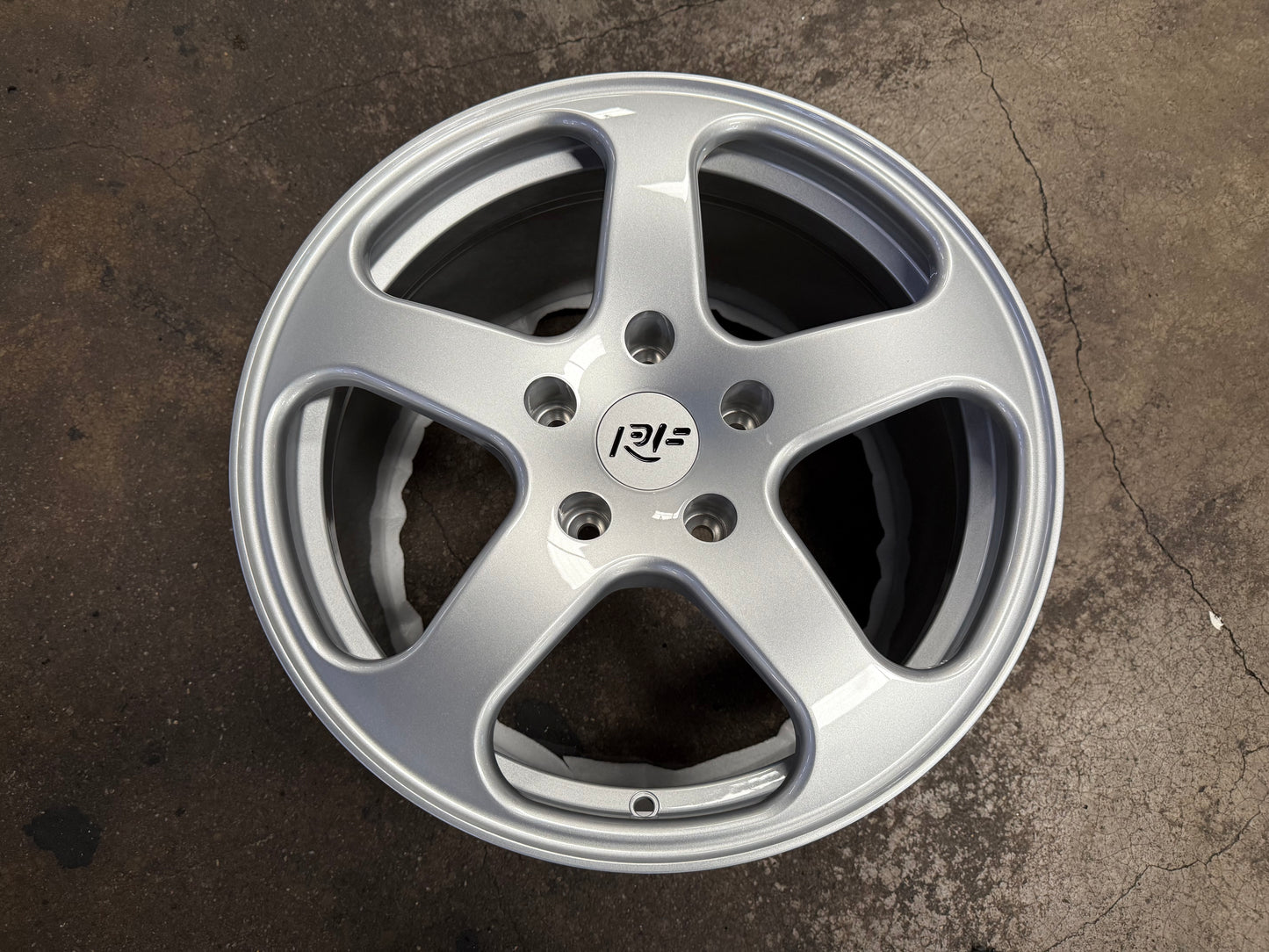 New 18x8 ET50 18x10 ET55 Overdrive RUF Forged (4 wheels) Silver 5x130