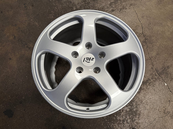 New 18x8 ET50 18x10 ET55 Overdrive RUF Forged (4 wheels) Silver 5x130