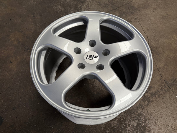 New 18x8 ET50 18x10 ET55 Overdrive RUF Forged (4 wheels) Silver 5x130