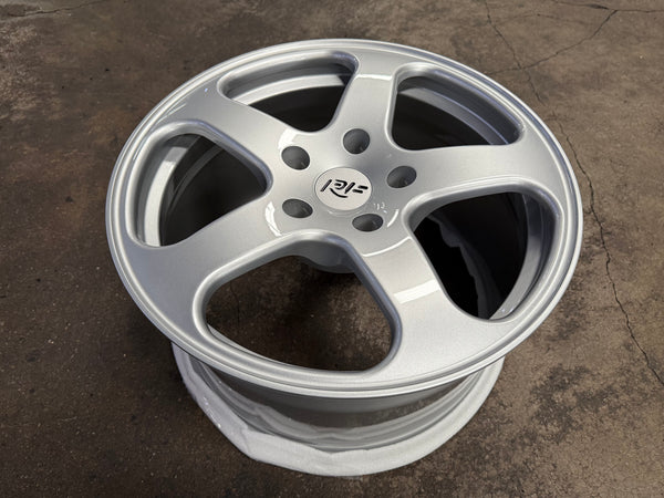 New 18x8 ET50 18x10 ET55 Overdrive RUF Forged (4 wheels) Silver 5x130