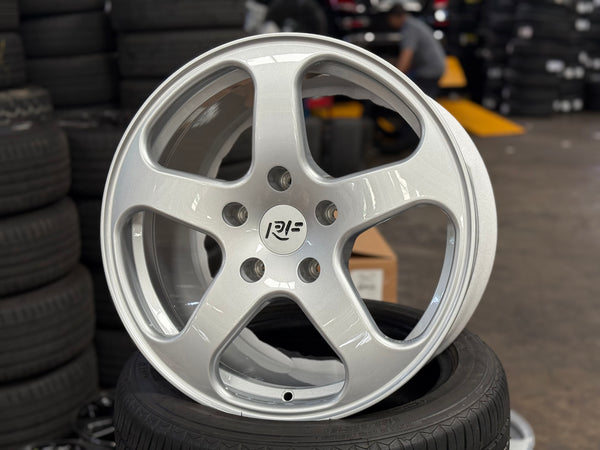 New 18x8 ET50 18x10 ET55 Overdrive RUF Forged (4 wheels) Silver 5x130