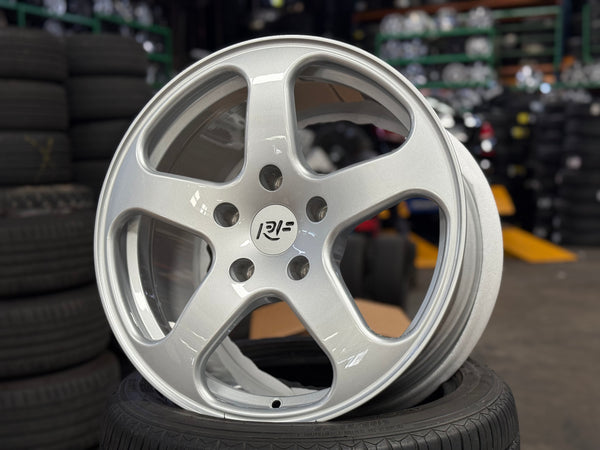 New 18x8 ET50 18x10 ET55 Overdrive RUF Forged (4 wheels) Silver 5x130