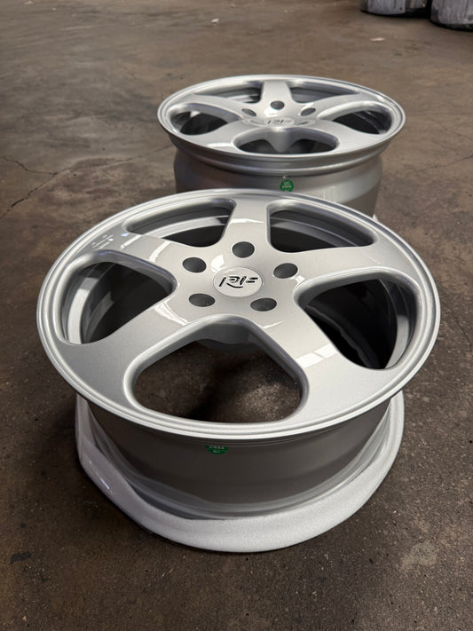 New 18x8 ET50 18x10 ET55 Overdrive RUF Forged (4 wheels) Silver 5x130