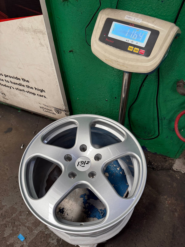 New 18x8 ET50 18x10 ET55 Overdrive RUF Forged (4 wheels) Silver 5x130