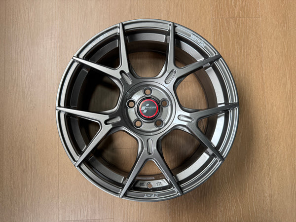 New 17X7 ET42 Raxer EP-L1 Rim (4 wheel) Gloss Grey 5X100