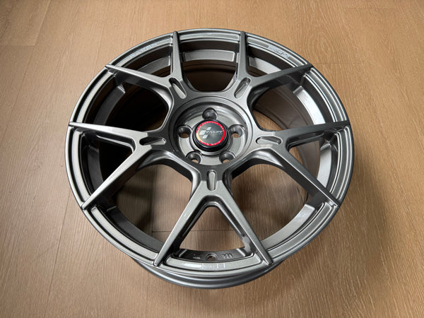 New 17X7 ET42 Raxer EP-L1 Rim (4 wheel) Gloss Grey 5X100