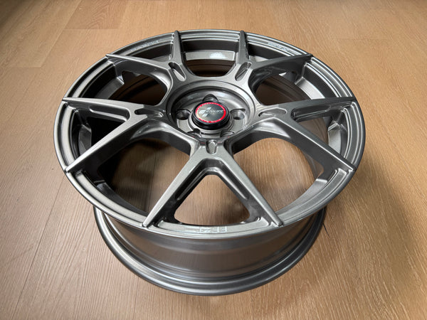 New 17X7 ET42 Raxer EP-L1 Rim (4 wheel) Gloss Grey 5X100