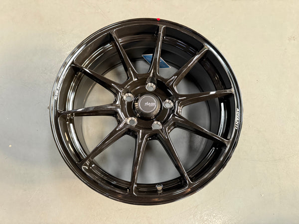 New 17x7.5 ET42 Advanti Aria (4 wheel) 5x114.3 Gloss Black