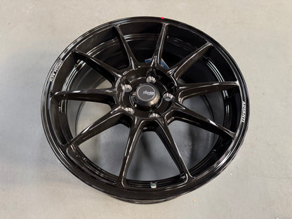 New 17x7.5 ET42 Advanti Aria (4 wheel) 5x114.3 Gloss Black