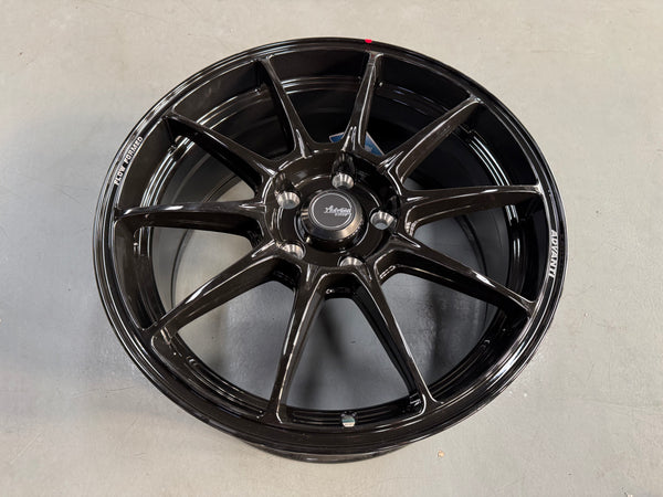 New 17x7.5 ET42 Advanti Aria (4 wheel) 5x114.3 Gloss Black