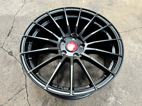 New 18X8.5 ET35 Lenso Project D Rim (4 wheel) Satin Black 5X112