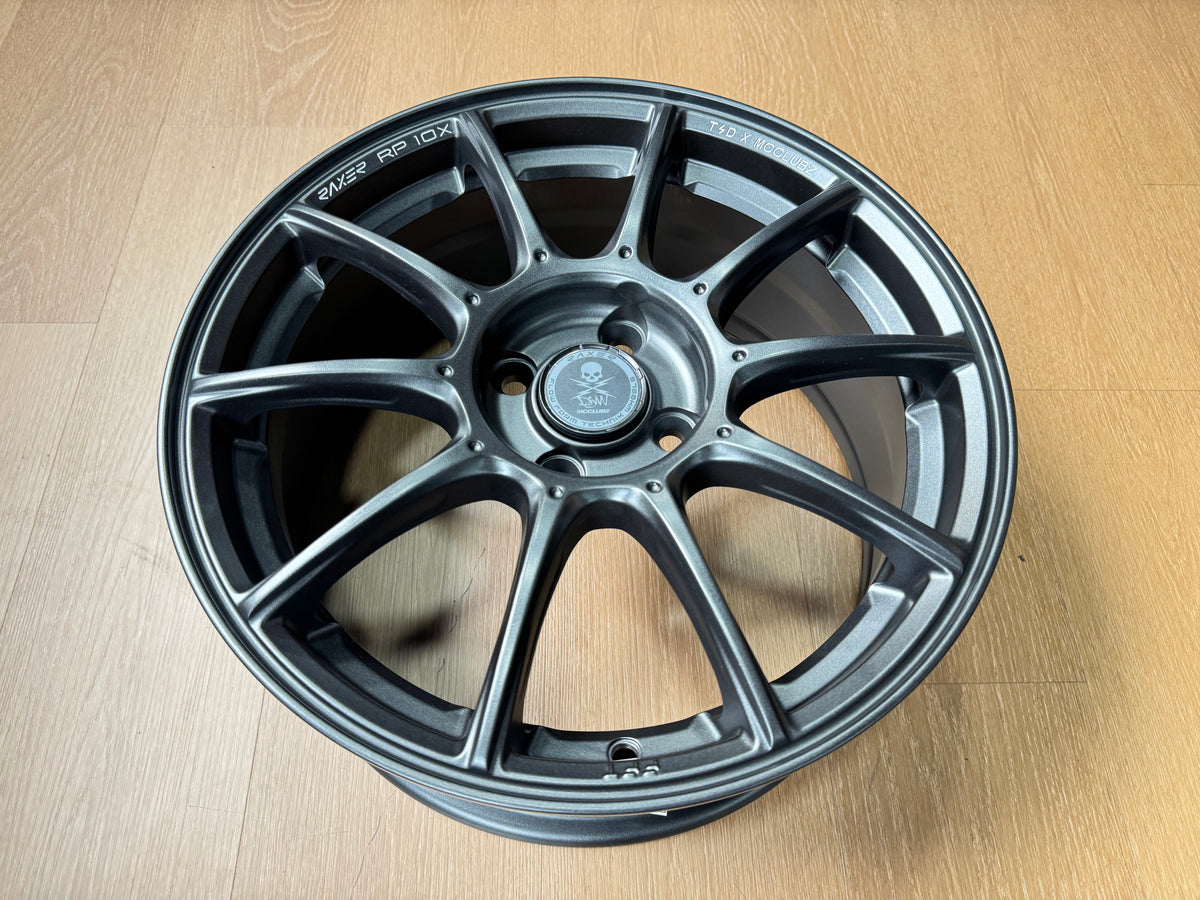 New 16X7 ET42 Raxer RP10X Rim (4 wheel) Dark Graphite 4X100