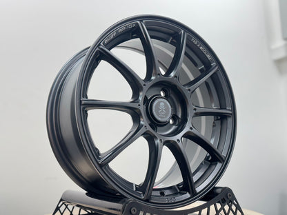 New 16X7 ET42 Raxer RP10X Rim (4 wheel) Dark Graphite 4X100