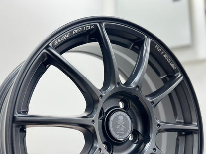 New 16X7 ET42 Raxer RP10X Rim (4 wheel) Dark Graphite 4X100