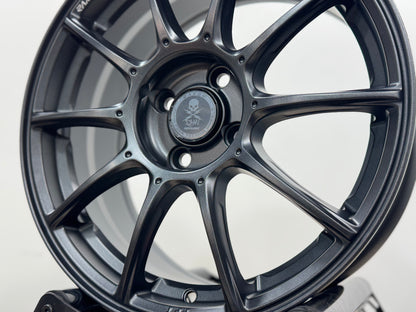 New 16X7 ET42 Raxer RP10X Rim (4 wheel) Dark Graphite 4X100