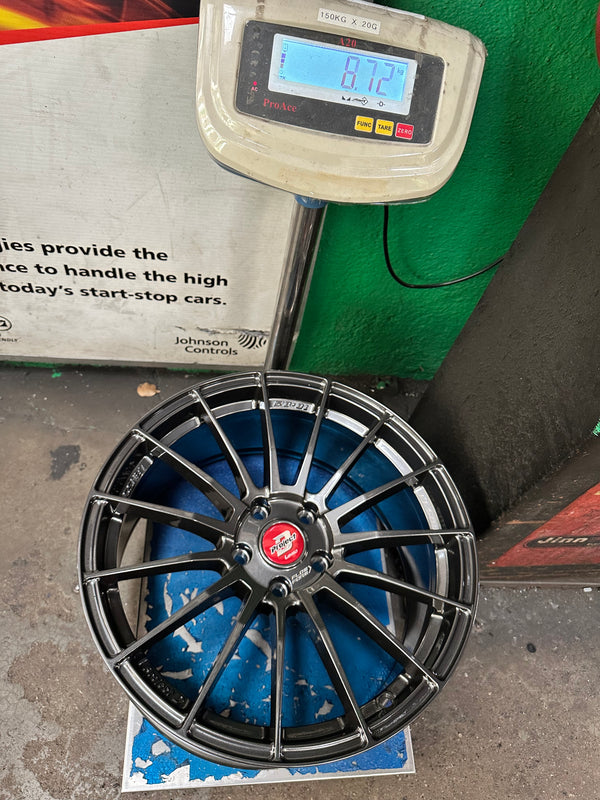 New 18X8.5 ET35 Lenso Project D Rim (4 wheel) Hyper Dark 5X112