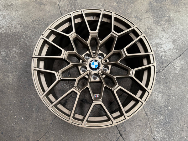 New 20x8.5 ET25 20x9.5 ET35 Overdrive Forged BMW Style 827M (4 wheel) 5x112 Bronze