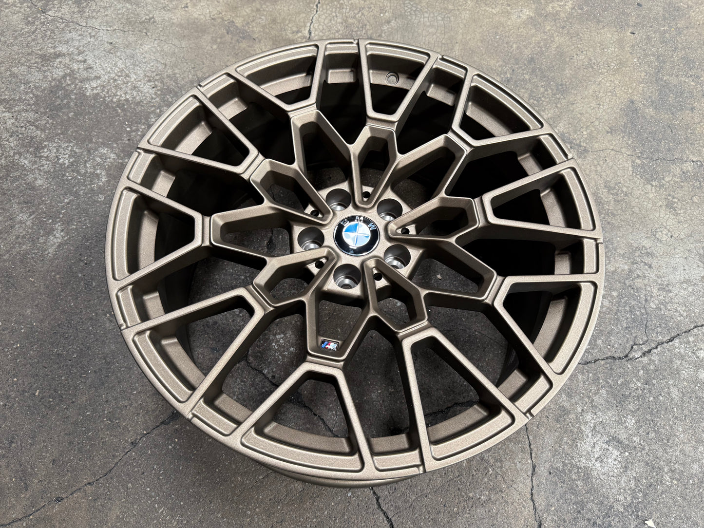 New 20x8.5 ET25 20x9.5 ET35 Overdrive Forged BMW Style 827M (4 wheel) 5x112 Bronze