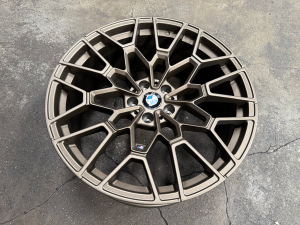 New 20x8.5 ET25 20x9.5 ET35 Overdrive Forged BMW Style 827M (4 wheel) 5x112 Bronze