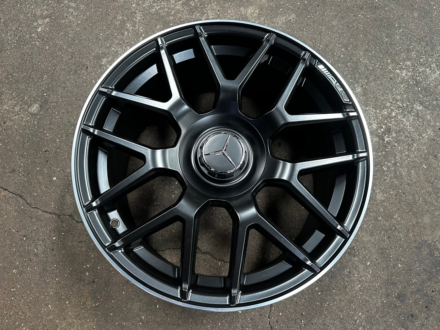 New 18x8 ET42 18x9 ET45 Mercedes AMG (4 wheels) BLACK 5X112