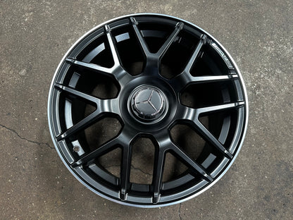 New 18x8 ET42 18x9 ET45 Mercedes AMG (4 wheels) BLACK 5X112