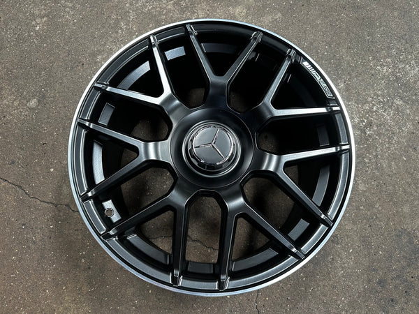 New 18x8 ET42 18x9 ET45 Mercedes AMG (4 wheels) BLACK 5X112