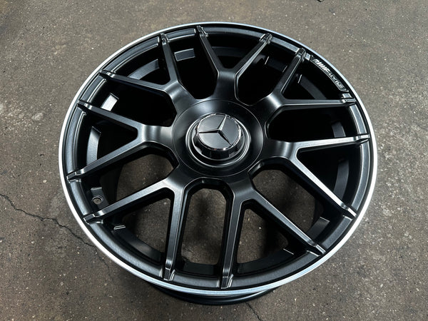 New 18x8 ET42 18x9 ET45 Mercedes AMG (4 wheels) BLACK 5X112