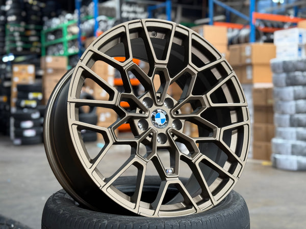 New 20x8.5 ET25 20x9.5 ET35 Overdrive Forged BMW Style 827M (4 wheel) 5x112 Bronze