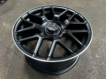 New 18x8 ET42 18x9 ET45 Mercedes AMG (4 wheels) BLACK 5X112