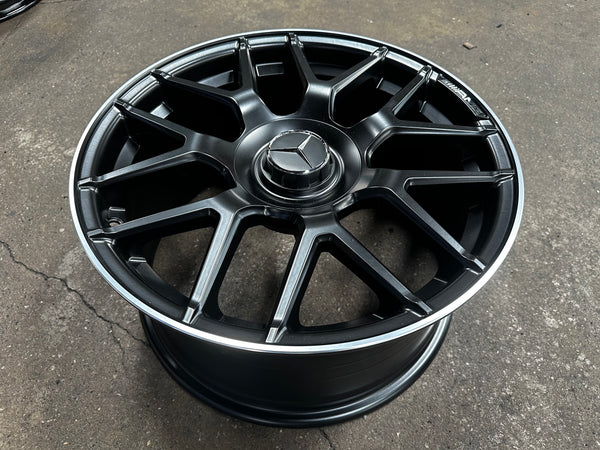 New 18x8 ET42 18x9 ET45 Mercedes AMG (4 wheels) BLACK 5X112