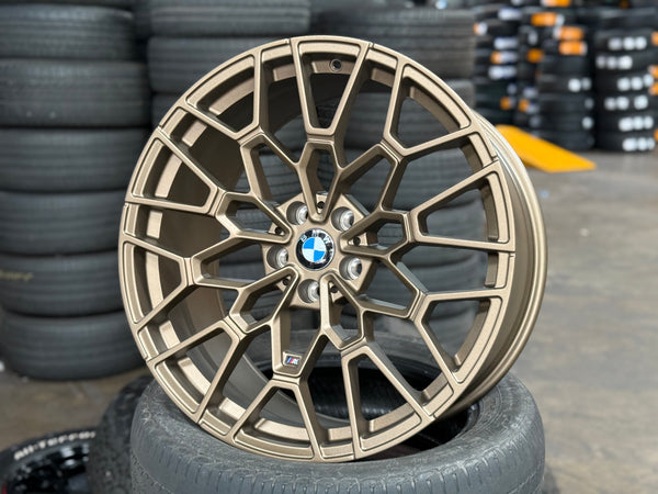 New 20x8.5 ET25 20x9.5 ET35 Overdrive Forged BMW Style 827M (4 wheel) 5x112 Bronze