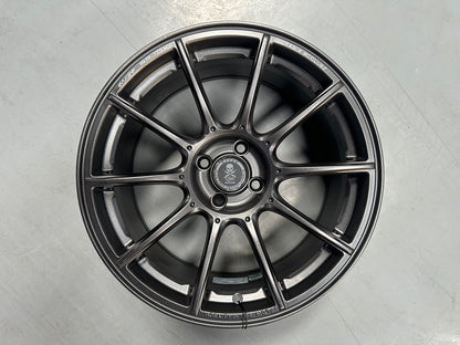 New 17X8 ET38 Raxer RP10X Rim (4 wheel) Matt Gunmetal  4X100