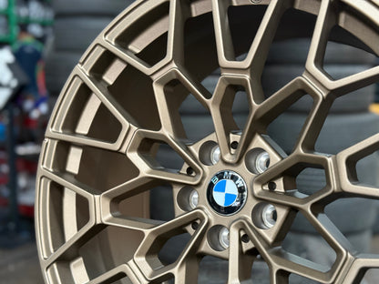 New 20x8.5 ET25 20x9.5 ET35 Overdrive Forged BMW Style 827M (4 wheel) 5x112 Bronze