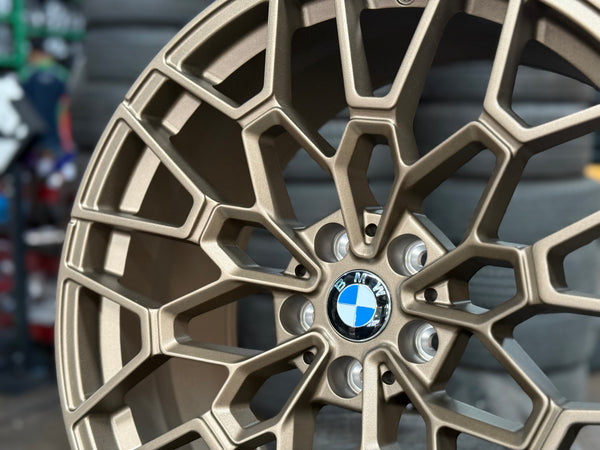 New 20x8.5 ET25 20x9.5 ET35 Overdrive Forged BMW Style 827M (4 wheel) 5x112 Bronze