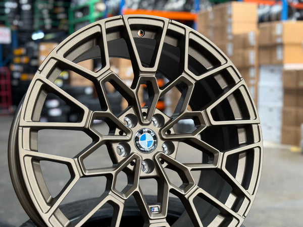 New 20x8.5 ET25 20x9.5 ET35 Overdrive Forged BMW Style 827M (4 wheel) 5x112 Bronze