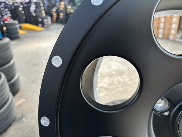 New 18x8.5 ET51 18x10 ET38 Overdrive Forged Porsche Cayman Safari Forged rim (4 wheels) Matte Black 5x130