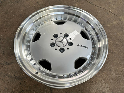 New 18x8.5 ET18 18x9.5 ET20 Mercedes AERO CLASSIC Staggered 5x112 Silver Polished Lips + 20 pcs Wheel Bolts
