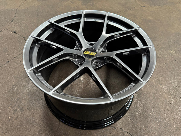 New 20x9 ET48 20x11.5 ET62 Overdrive Forged BBS FIR Design (4 wheel) 5x130 Hyper Black Porsche Carrera 991